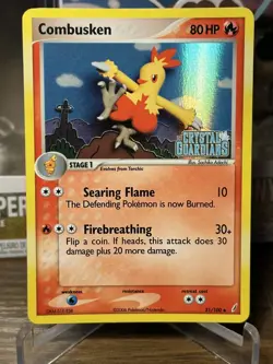 Combusken 31/100 Ex Crystal Guardians Reverse Holo Foil Stamped Pokemon LP/NM - Image 1