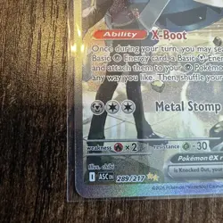 Pokemon TCG Steven's Metagross EX Ascended Hero’s Special Illustration Rare #289 - Image 4