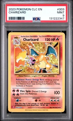 2023 POKEMON CHARIZARD & HO-OH EX DECK #003 CHARIZARD PSA 9 - Image 1