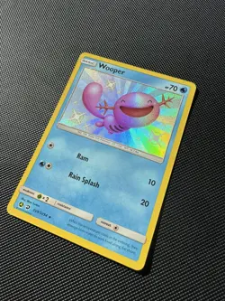 Pokemon TCG Wooper SV9/SV94 Hidden Fates Shiny Vault Holo Rare, NM - Image 2