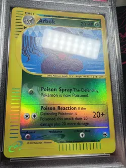 2002 ARBOK REVERSE HOLOFOIL #35 POKEMON EXPEDITION PSA 9 MINT - Image 2