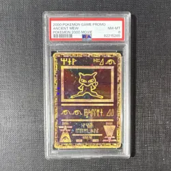 2000 Pokemon 2000 Movie Ancient Mew 1 Holo Promo PSA 8 - Image 1