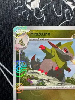 Fraxure 069/086 Master Ball Reverse Holo Pokemon TCG Black Bolt - Image 2