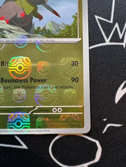 Fraxure 069/086 Master Ball Reverse Holo Pokemon TCG Black Bolt - Image 4