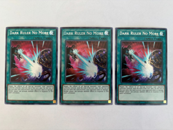 3X DARK RULER NO MORE (PLAYSET) SECRET RARE 1ST ED NM TN19-EN014 YUGIOH! - Image 1