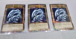 (3X) QCR Blue-Eyes White Dragon Quarter Century Secret Rare Yugioh NM TCG MP24 - Image 1