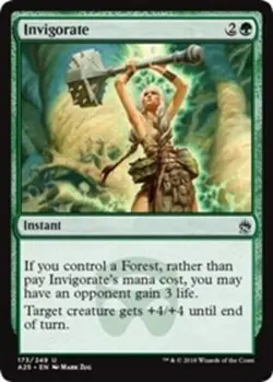 Invigorate - Foil ~ Near Mint Masters 25 MTG Magic UltimateMTG Green Card - Image 1