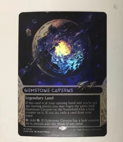 Gemstone Caverns (0016) (Borderless) Edge of Eternities: Stellar Sights Foil - Image 1