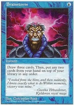 1 x Brainstorm - Fifth Edition - NM-Mint - MTG - Image 1