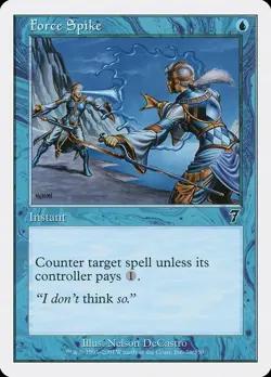 1x Force Spike - LP - 7th Edition - SPARROW MAGIC mtg - Image 1