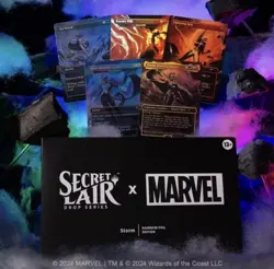 Storm MTG Secret Lair x Marvel Rainbow FOIL EDITION New Sealed Magic - Image 1