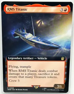 RMS Titanic (Extended Art), Doctor Who, MTG Magic the Gathering, REGULAR (0389) - Image 1