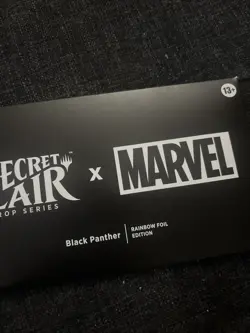 Black Panther Rainbow Foil MTG Secret Lair x Marvel In Hand Ships Now - Image 2