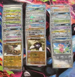 Pokemon TCG S&V Black Bolt Set: Bundle Of 32x Pokeball Reverse Holo Cards - NM - Image 1