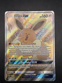 Pokemon TCG 2019 Eevee GX Full Art Holo Black Star Promo #SM233 Rare - Image 2