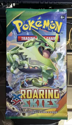 Pokemon XY Roaring Skies Booster Pack 10 Factory Sealed Rayquaza Art - Image 1