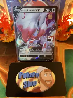 2023 Play! Pokemon Prize Pack Series 3 Hisuian Zoroark V 146 - NM - Image 1