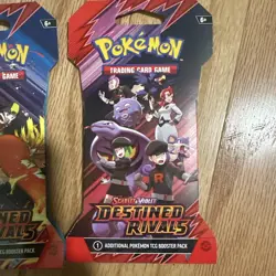 Pokemon TCG Scarlet & Violet Destined Rivals 4x Sleeved Booster Pack Art Set NM - Image 5