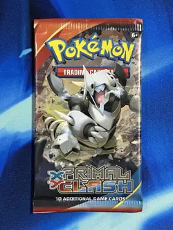 Pokemon TCG 2015 XY Primal Clash Booster Pack Sealed Aggron Art - Image 1
