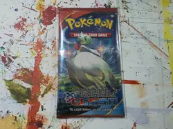 Pokemon TCG Primal Clash Booster Pack Mega Gardevoir Art w/ Protective Sleeve - Image 1