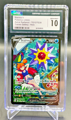 CGC 10 - 2022 Pokemon Astral Radiance STARMIE V #TG13 - Image 1