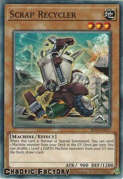 YUGIOH SR10-EN017 Scrap Recycler Common 1st Edition NM - Image 1