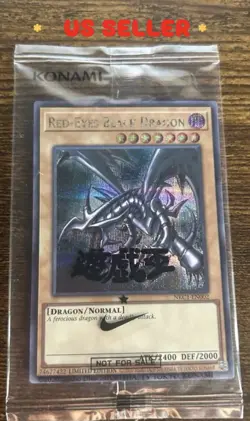 US Seller NIKE YuGiOh! Promo Red-Eyes Black Dragon 2025 Yu-Gi-OH NKC1-EN001 NM - Image 1