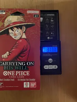 One Piece OP-13 CARRYING ON HIS WILL Sleeved Booster Pack - Heavy - 37.77g 🔥🔥 - Image 1