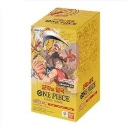 One Piece TCG Kingdom of Plots OPK04 CCG 4 pack Booster Lot Set Korean - Image 1
