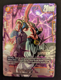 Dragon Ball SCG Tournament Winner Card Majin Buu : Evil FB05-086 Alt Art Rare NM - Image 1