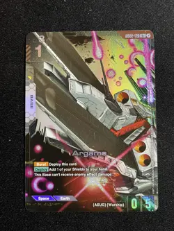 Gundam Card Game Argama GD02-129 R+ Alt Art Dual Impact - Image 1