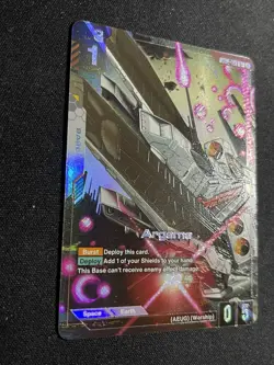 Gundam Card Game Argama GD02-129 R+ Alt Art Dual Impact - Image 2