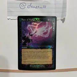 Magic the Gathering Flare of Malice Foil Card Retro MTG MH3 - Image 1