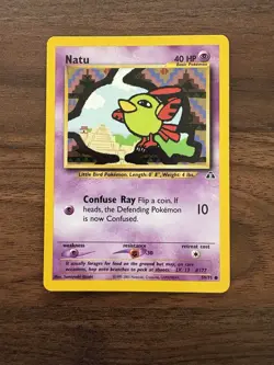 Natu - 59/75 - Common Pokemon Card - Neo Discovery 2001 WOTC NM - Image 1
