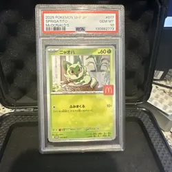Pokemon TCG Sprigatito - Mcdonalds M-P 017 Promo Cards Regular (Japanese) PSA 10 - Image 1