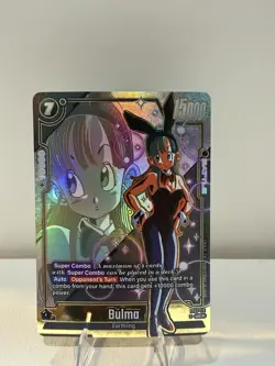 Bandai Bulma Super Combo Holo FB07-113 Dragon Ball Super Card Game - Image 1