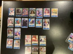 One piece buggy blue deck OP TCG Complete deck - full card list in description - Image 1