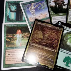 ***ENTS"s TREEFOLK Tribal** Tribal Custom Hand Made Commander Deck 100 MTG Cards - Image 1