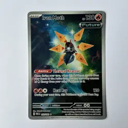 Iron Moth 187/182 Illustration Rare Paradox Rift Pokemon TCG Card - Image 1