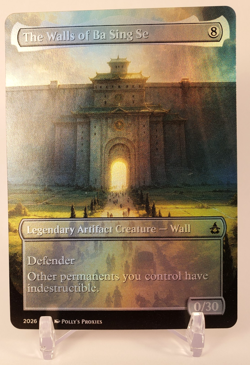 The Walls of Ba Sing Se FOIL Proxy Card Custom Fantasy Illustrated Art - Image 1