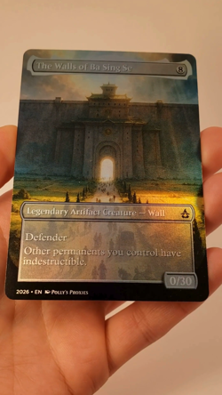 The Walls of Ba Sing Se FOIL Proxy Card Custom Fantasy Illustrated Art - Image 2