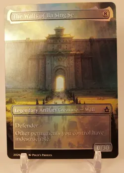 The Walls of Ba Sing Se FOIL Proxy Card Custom Fantasy Illustrated Art - Image 3