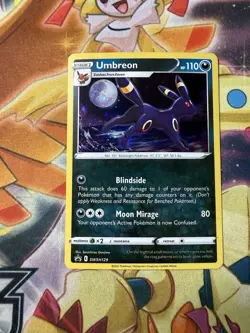 Umbreon - SWSH129 - Pokemon Sword & Shield Promo Ultra Rare Holo Card NM - Image 1