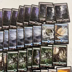 Magic the Gathering MTG Battle For Zendikar 115 Card Lot LP Full Art Basic Land - Image 4