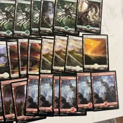 Magic the Gathering MTG Battle For Zendikar 115 Card Lot LP Full Art Basic Land - Image 5