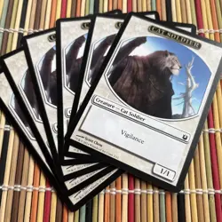 Cat Soldier Token x6 - Born of the Gods - MtG Free Shipping - Image 1