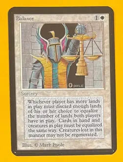 MTG BALANCE Alpha (OldManMTG 013-408) - Image 1