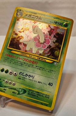 Meganium No. 154 Holo Rare SWIRL Japanese Pokemon Pocket Monsters 1229 - Image 3