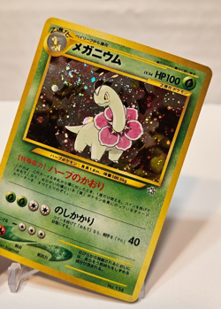 Meganium No. 154 Holo Rare SWIRL Japanese Pokemon Pocket Monsters 1229 - Image 4