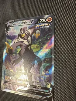 Pokemon TCG Rapid Strike Urshifu V Alt Art 153/163 SWSH Battle Styles - Image 4